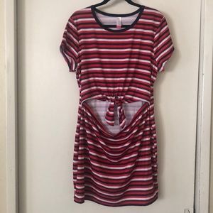 Striped Crop Top Dress